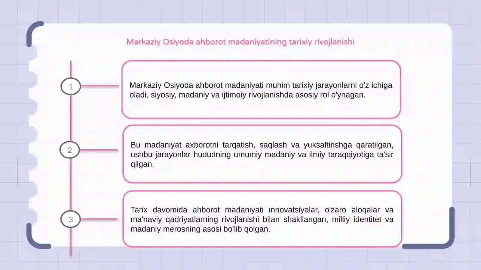 Markaziy Osiyoda ahborot madaniyatining oʻrni 3