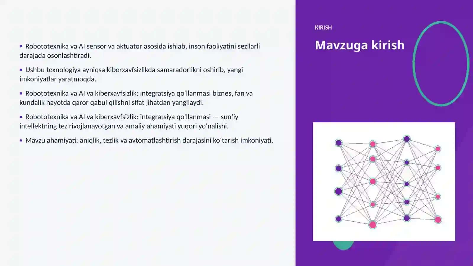Robototexnika va AI va kiberxavfsizlik: integratsiya qo'llanmasi 3