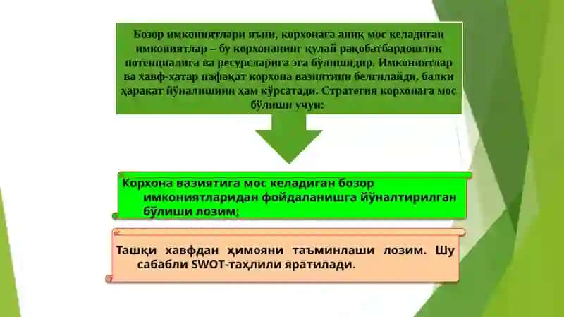 Стратегияни амалга ошириш ва назорат этиш 3