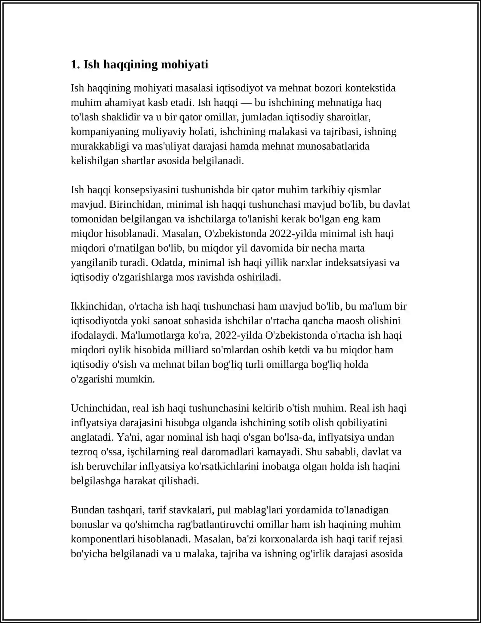 ISH HAQQINING MOHIYATI VA IQTISODIY MAZMUNI 3