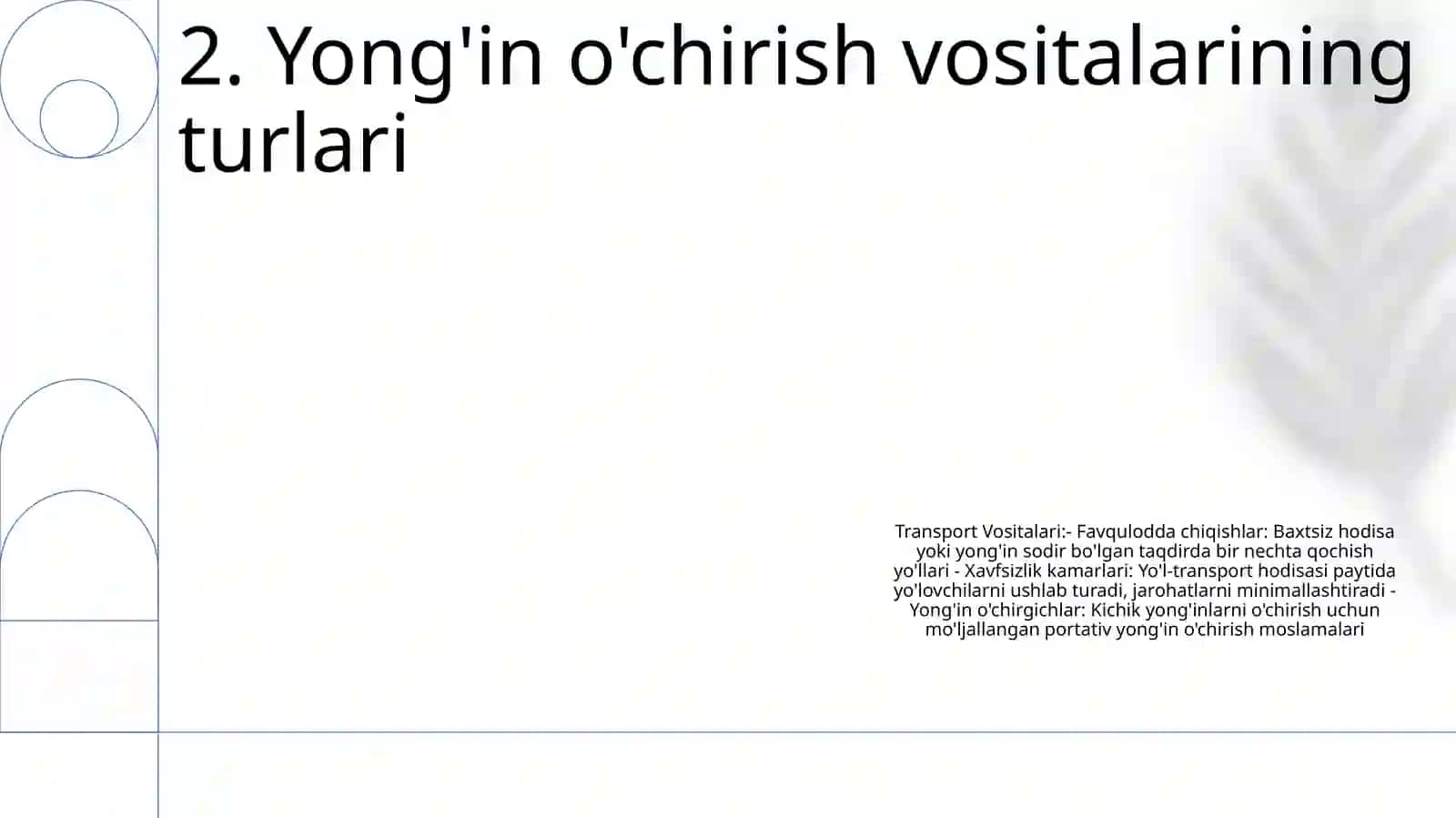 Yonğin Xavfsizligini Taminlashning Texnik Va Transport Vositalari 3