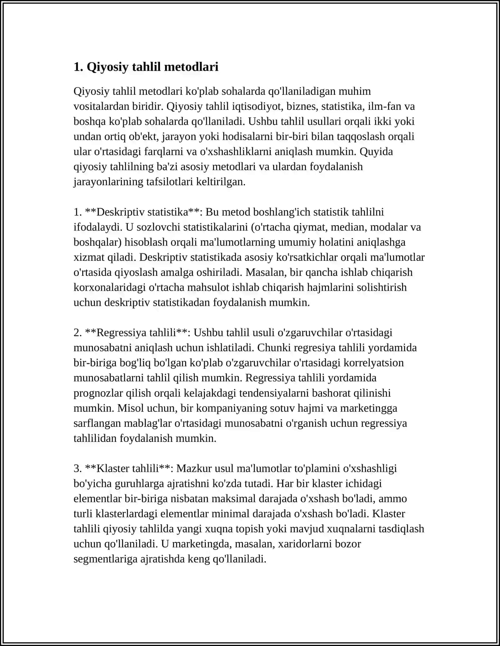 QIYOSIY DINSHONSLIKNING METODLARI 3