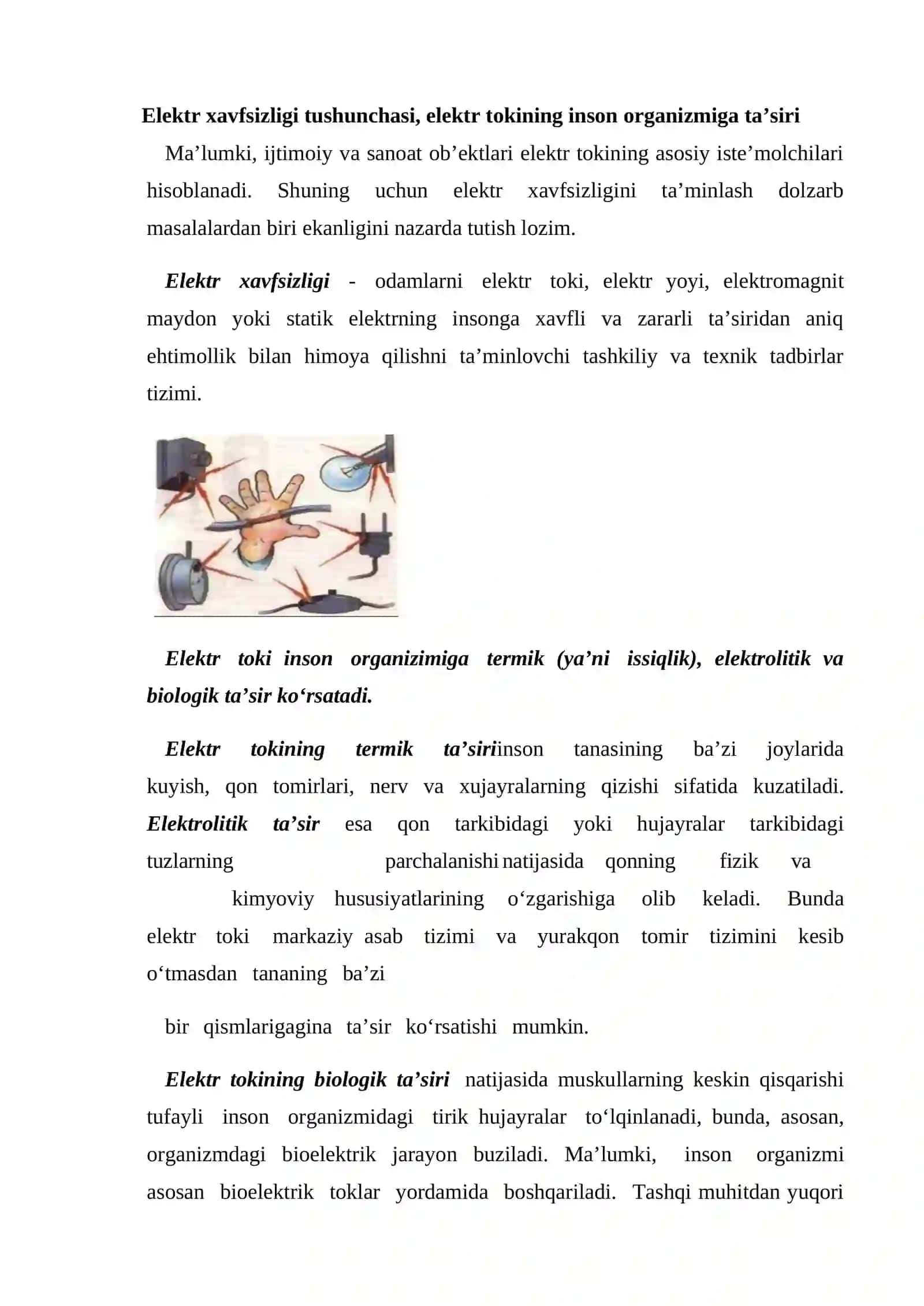 Elektr xavfsizligi 3