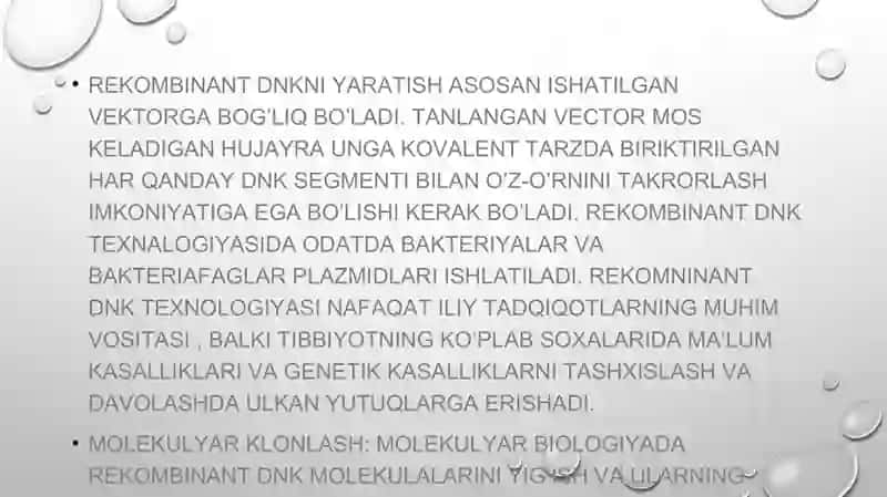 Rekombinant DNK (DNA) 3