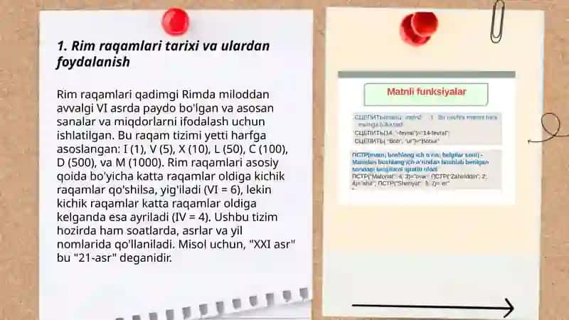 Boshlangʻich sinf matematika darslarida sinfdan tashqari ishlarda arifmetik amallar mavzusi boʻyicha tarixiy materiallardan foydalanish 3