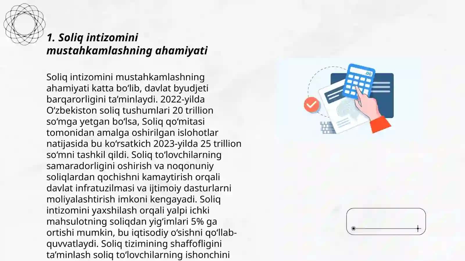 Soliq intizomini taminlash va soliq qonunlariga amal qilish 3