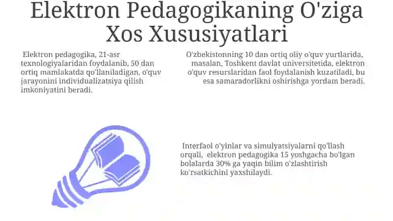 Elektron pedagogika va uning oʻziga xos xususiyatlari 3