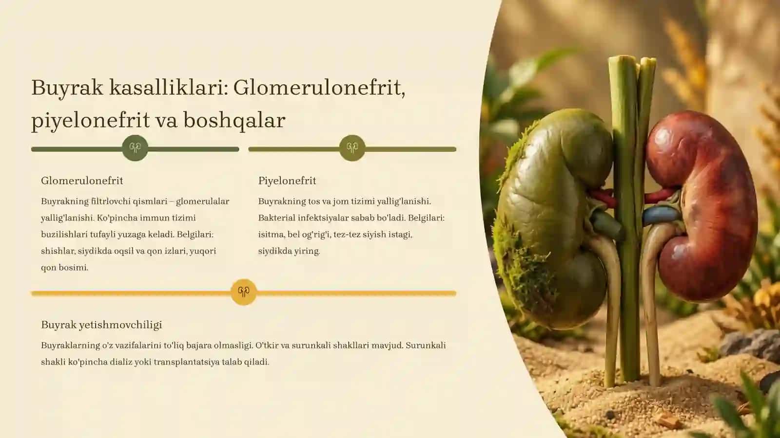 Siydik ajratish a'zolari kasalliklari: Keng qamrovli tahlil 3
