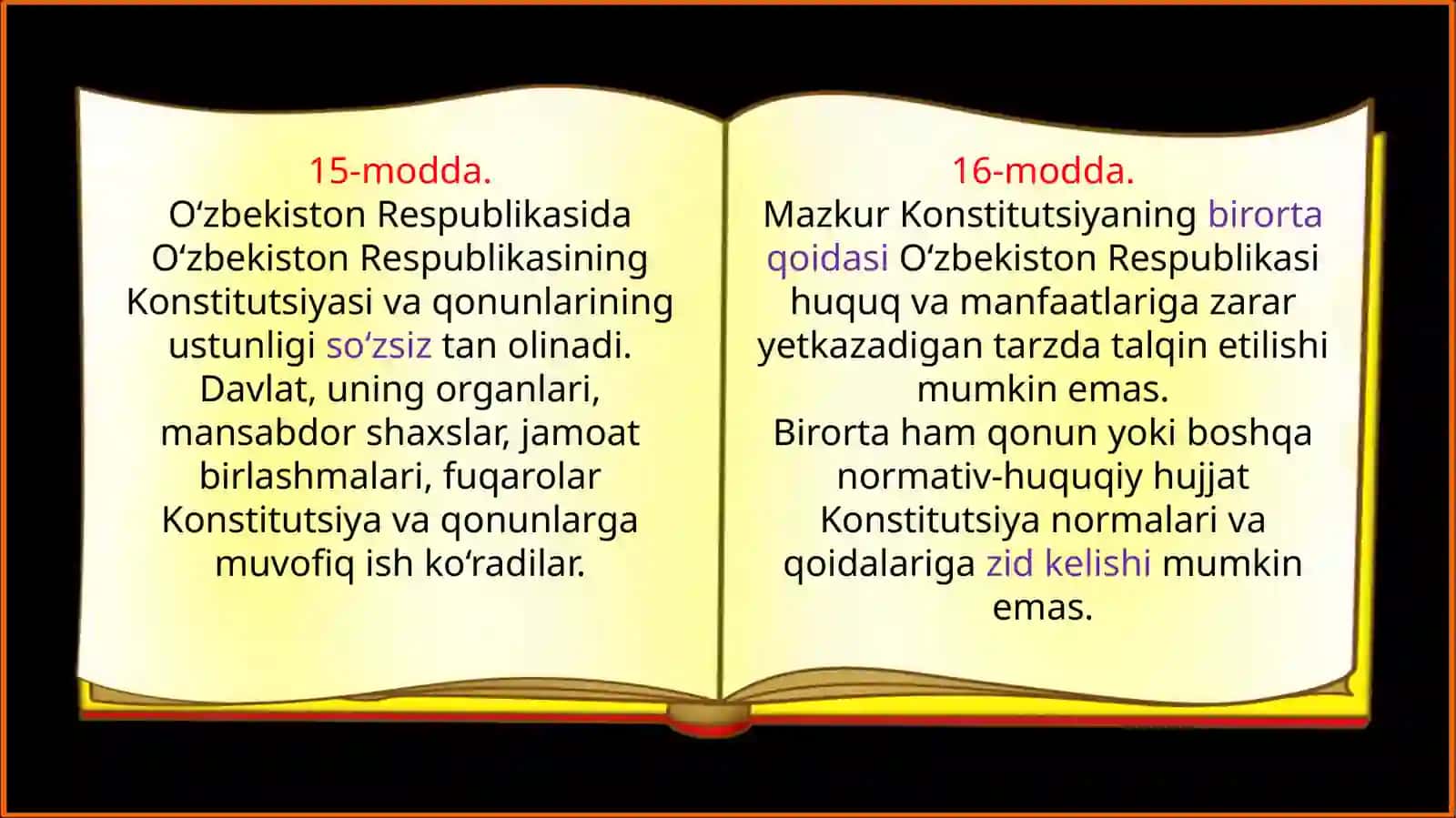 QONUN USTUVORLIGI- FUQAROLIK JAMIYATINING MUHIM OMILI 3