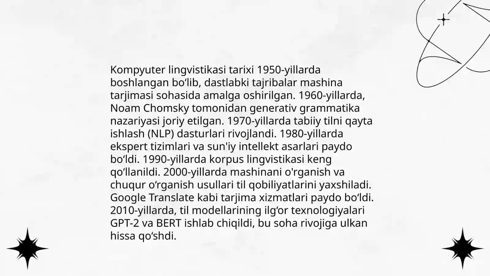 Kompyuter lingvistikasi 3