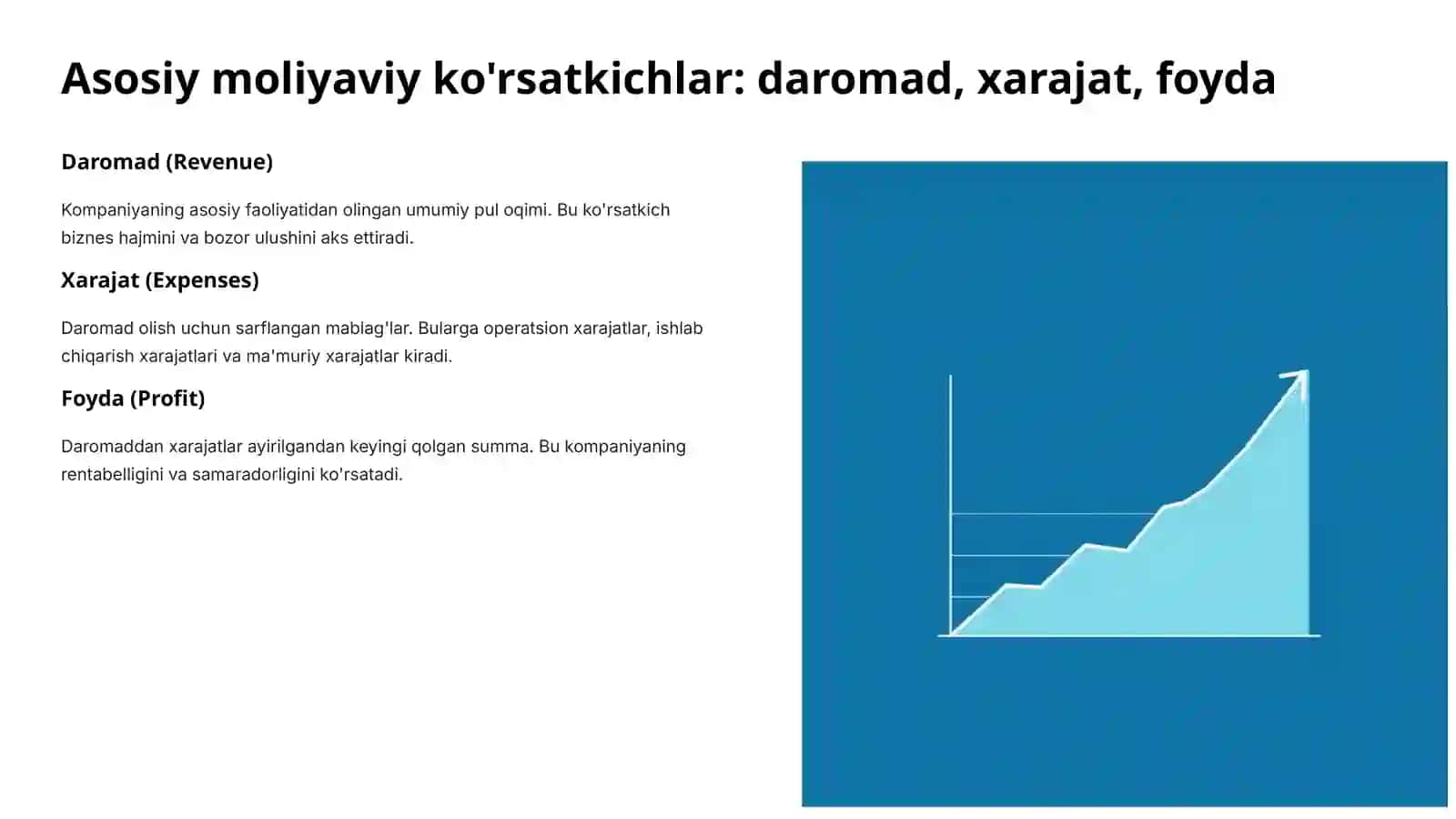 Moliyaviy Ko'rsatkichlarni Aniqlash va Baholash Usullari 3