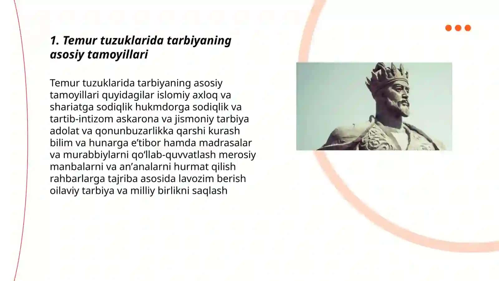 Temur Tuzuklarida tarbiya masalalari 3