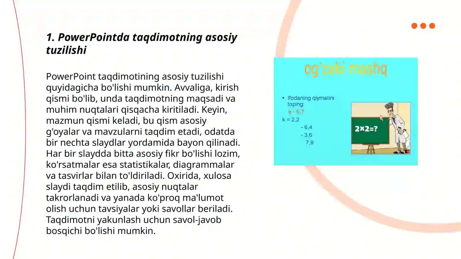 PowerPointda Taqdimotlar 3