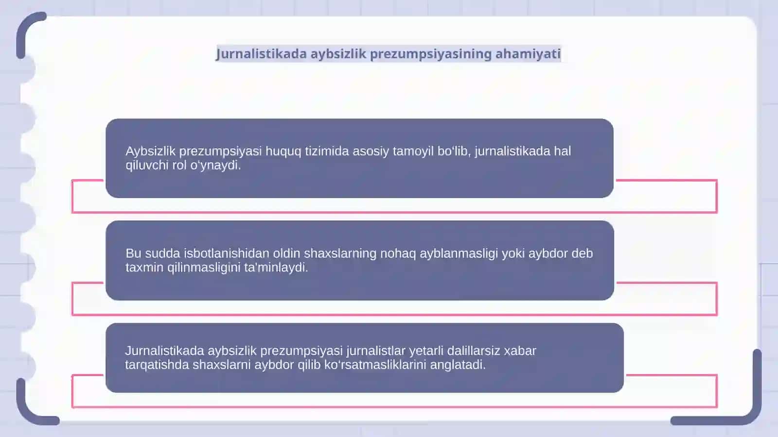 Aybsizlik prezumpsiyasi va jurnalistik faoliyati 3