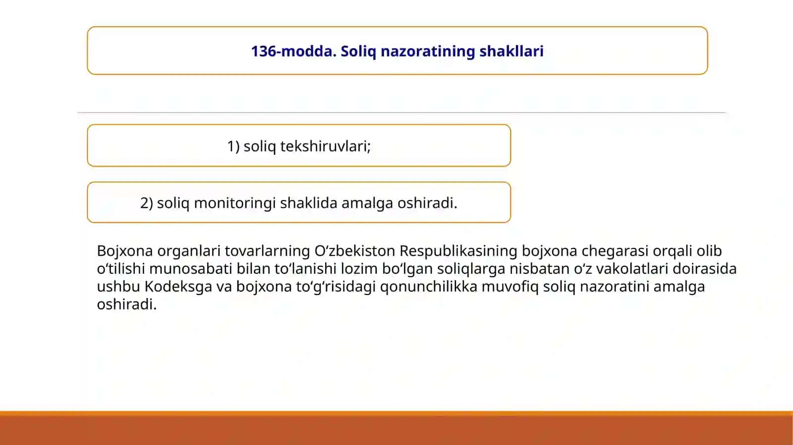 Soliq nazorati toʻgʻrisidagi umumiy qoidalar 3
