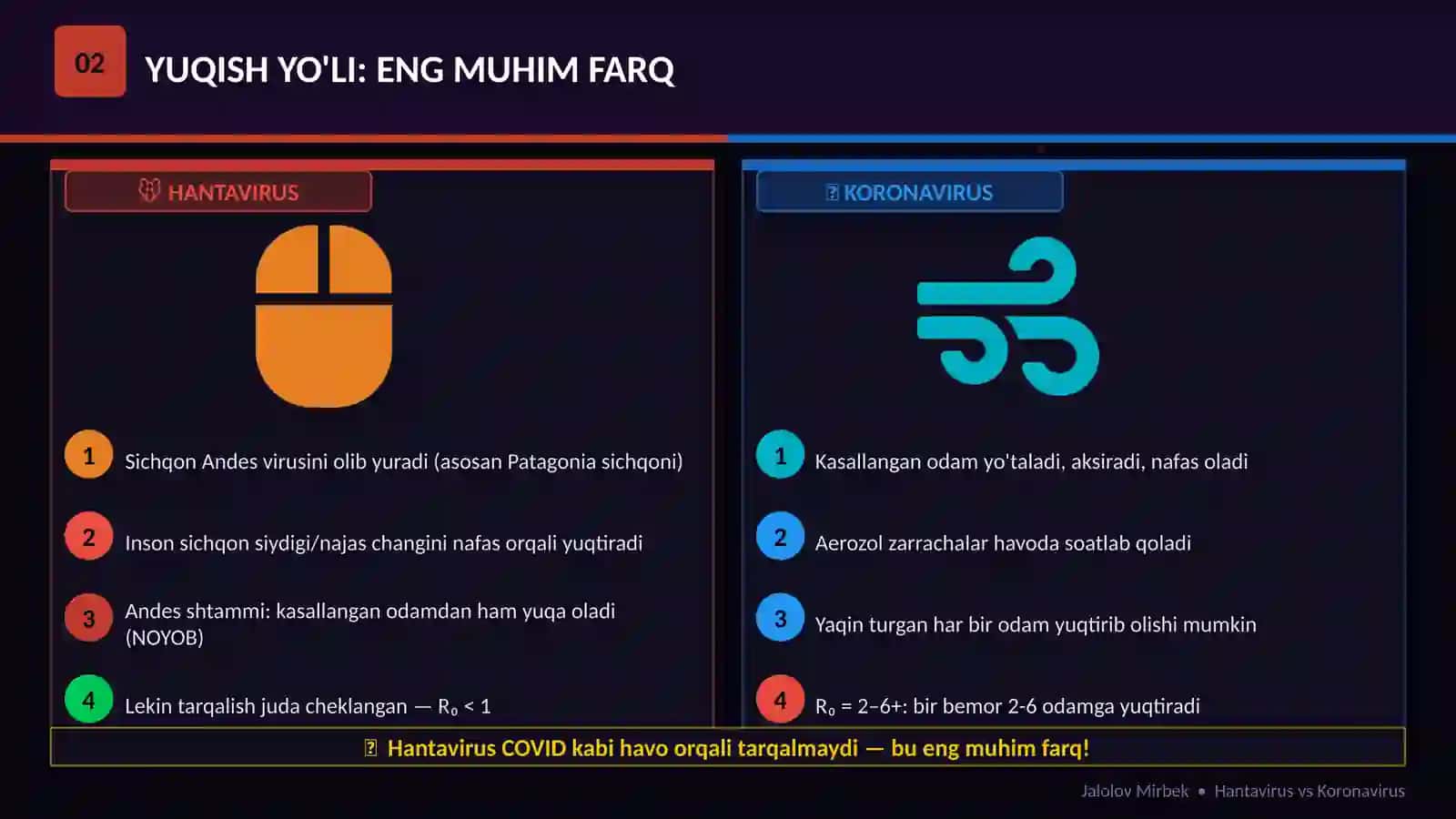 HANTAVIRUS vs KORONAVIRUS 3