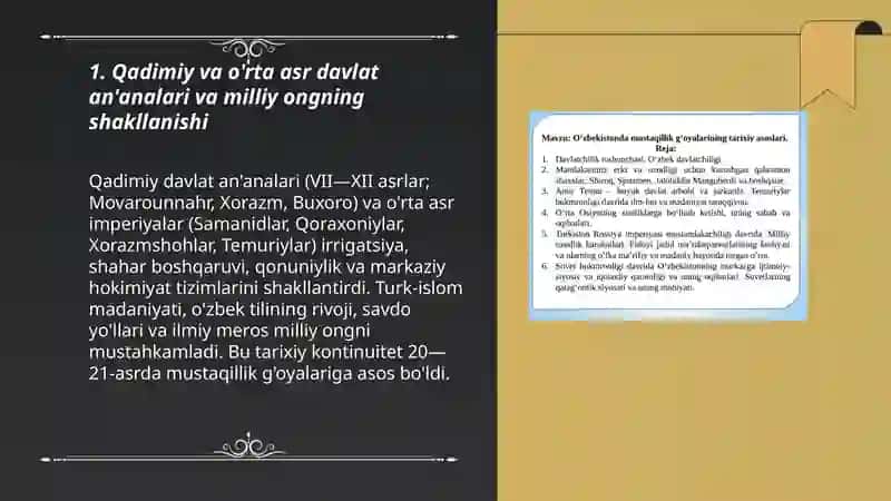 O'zbekistonda mustaqillik g'oyalarining tarixiy asoslari 3