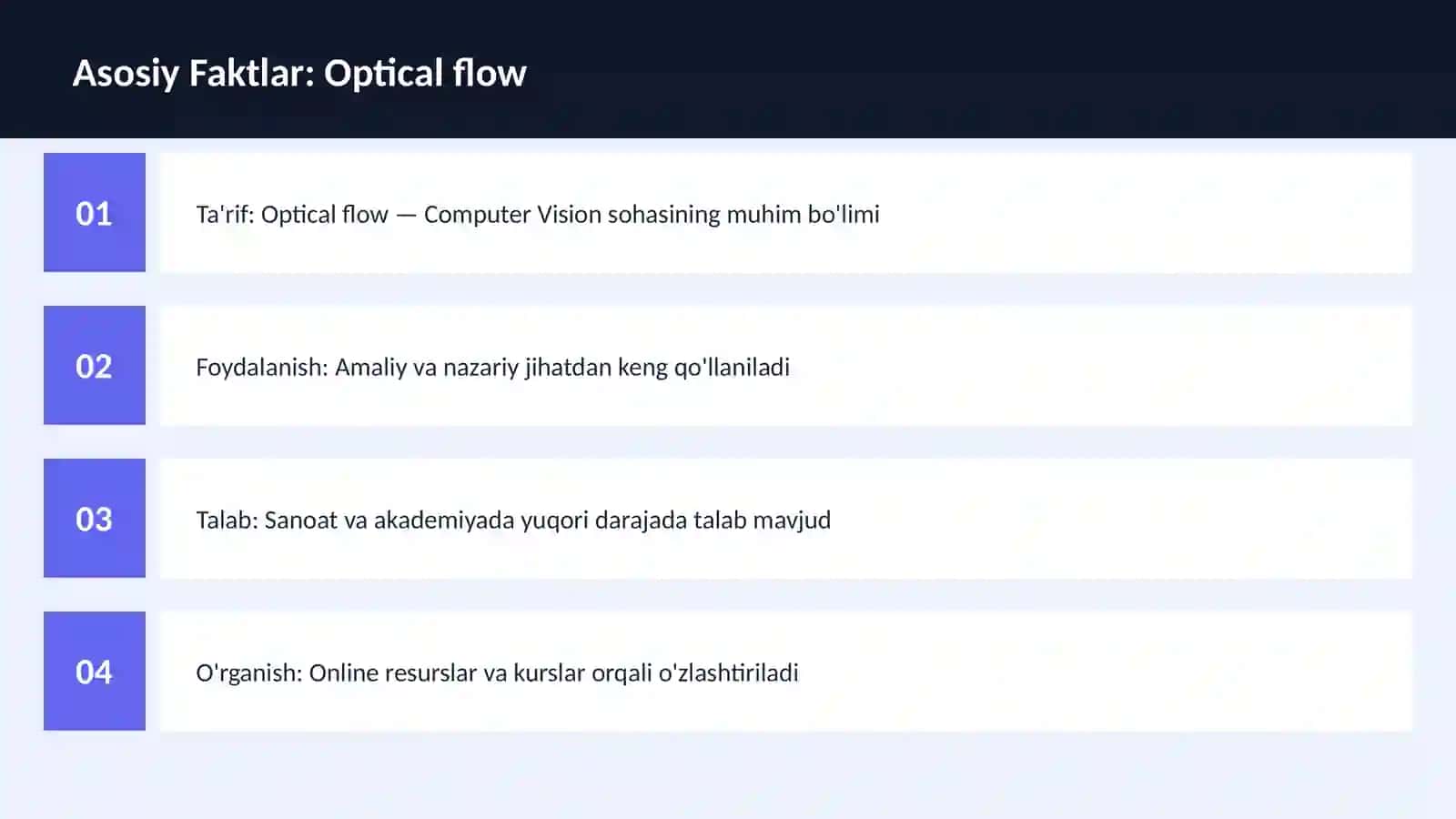 Optical flow 3
