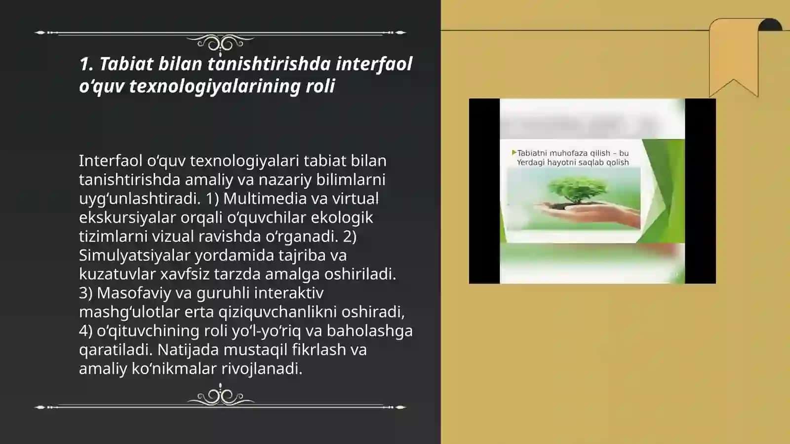 Tabiat bilan tanishtirishda pedagogik texnologiyalardan samarali foydalanish 3