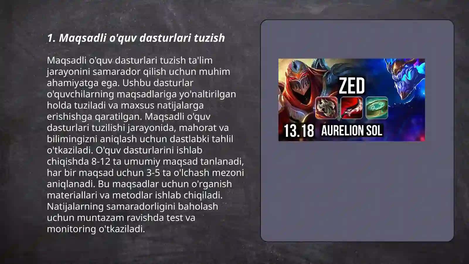 Maqsadli o'quv dasturlari tuzish 3