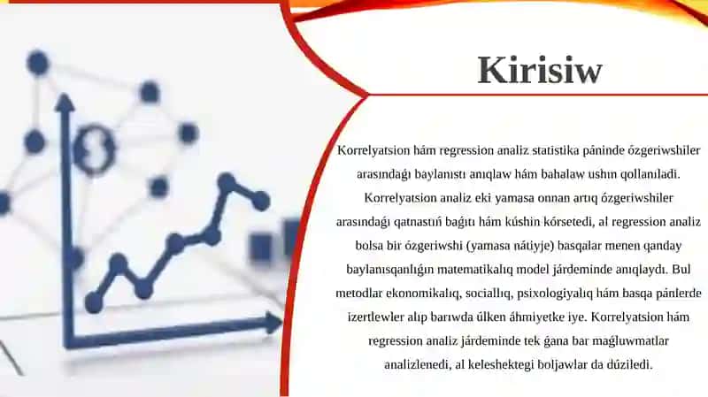 Korelyatsion hám regression analiz 3