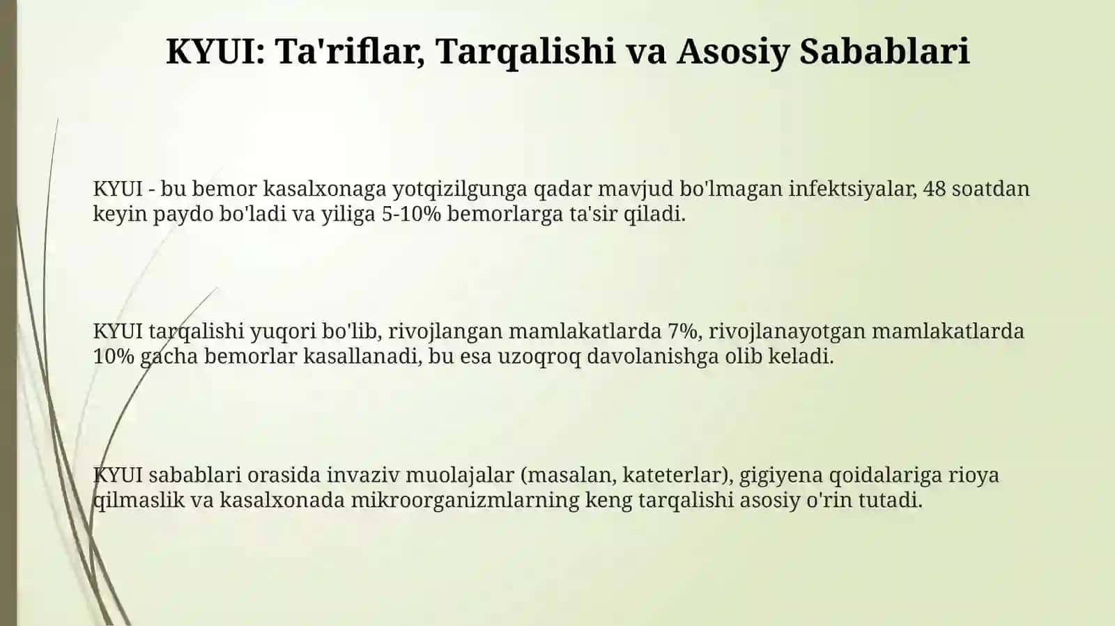 Kasalxona ichinfektsiyalari epidemiologiyasi va profilaktikasi 3