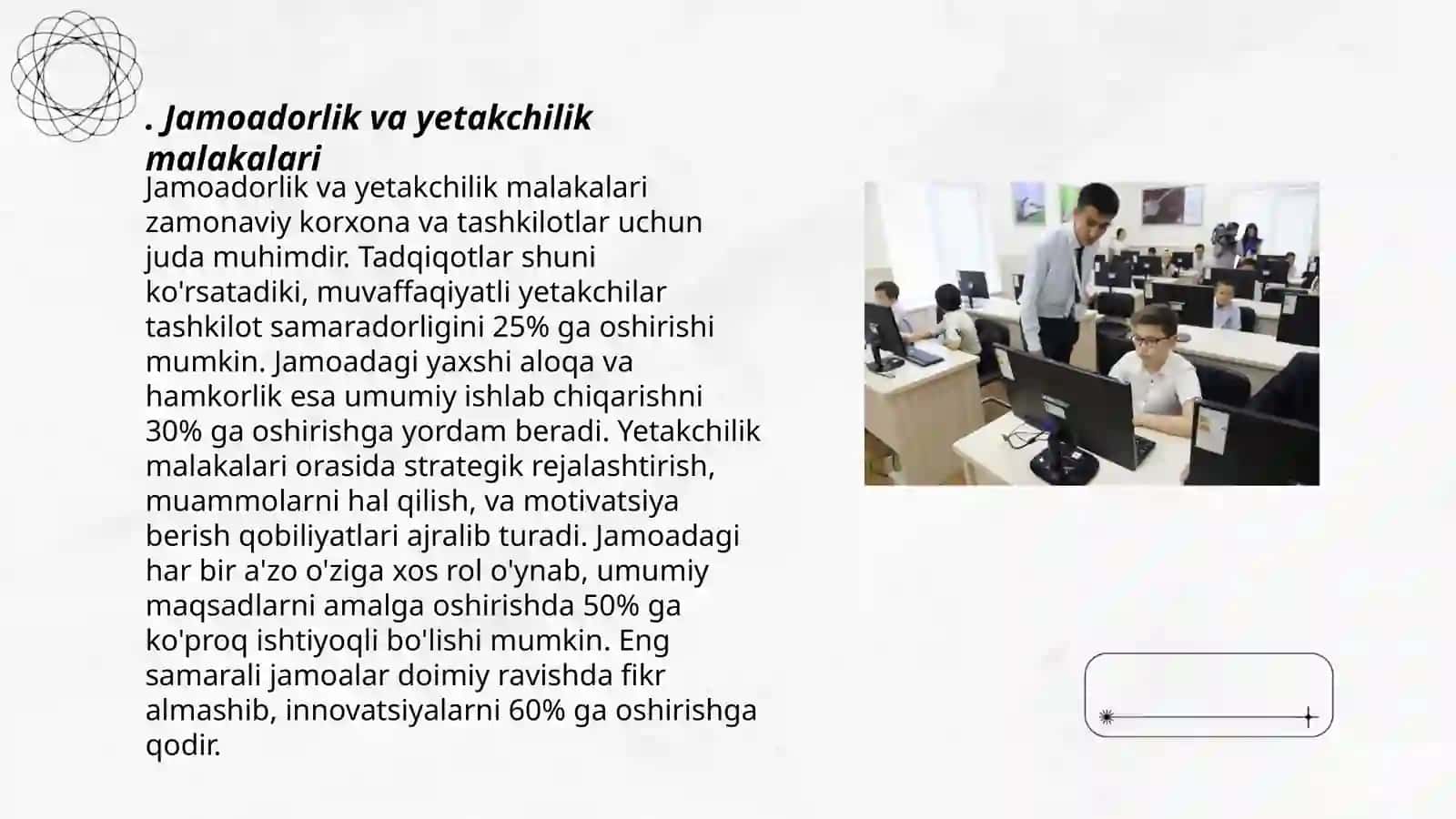 Ijtimoiy- hissiy rivojlanish sohasi kompitensiyalari, nutq muloqot oqish va yozish malakalari sohasi kompitensiyalari 3