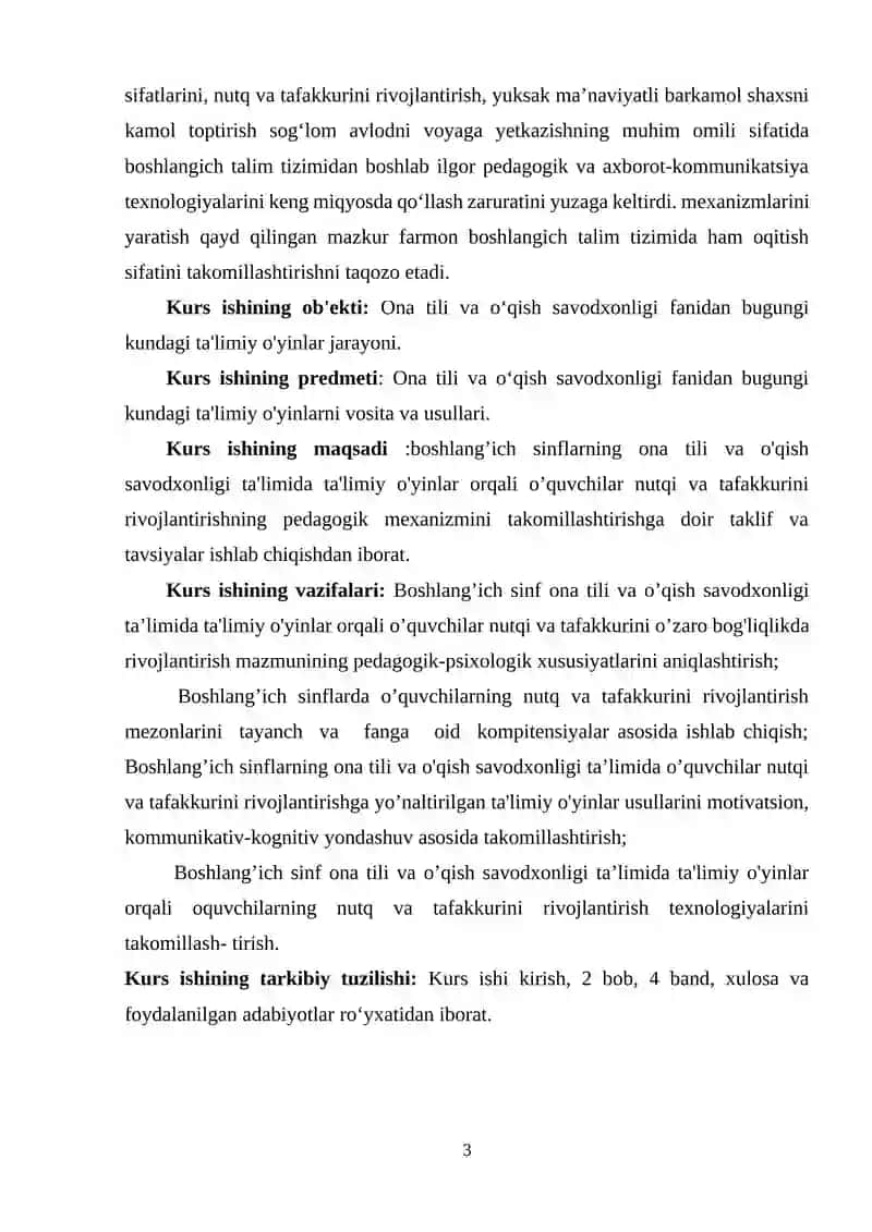 Boshlang’ich sinflarda mavzuga oid leksik mashqlar bajarish 3