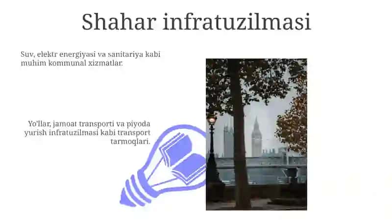 Shahar infratuzilmasi 3
