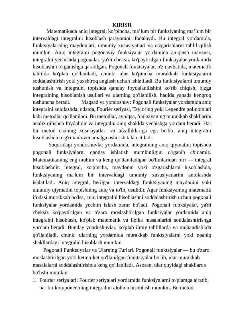 Aniq integralni pog‘onali funksiyalar yordamida aniqlash 3