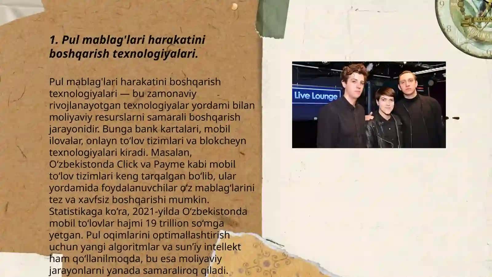 Pul mablag'lari harakatini boshqarish texnologiyalari 3
