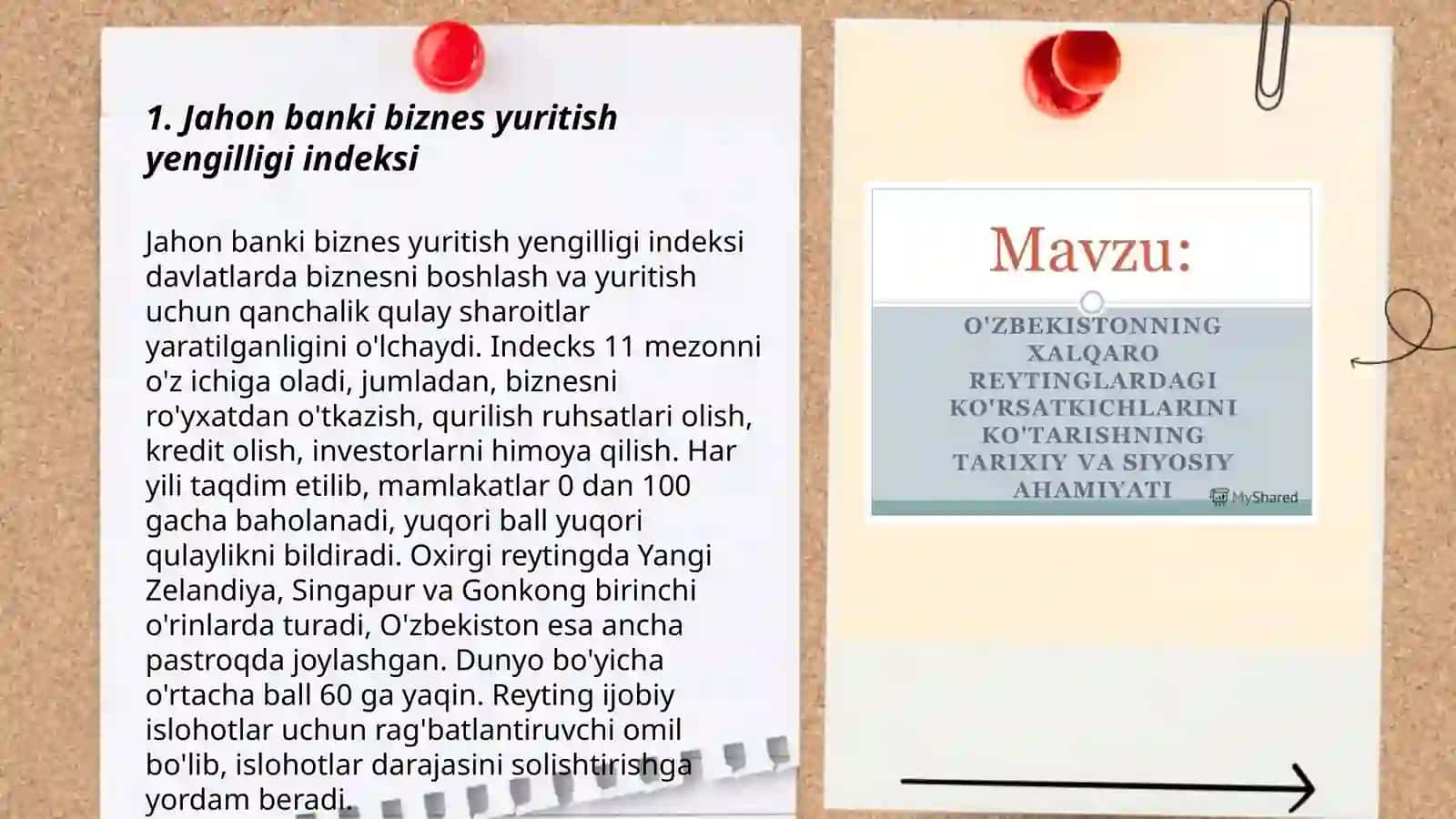 O‘zbekiston Respublikasining xalqaro reyting va indekslardagi o‘rni va nufuzini ortib borishi 3