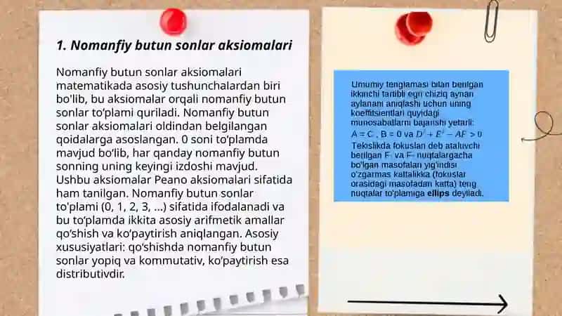 Nomanfiy butun sonlar to‘plami aksiomatik asosda qurish 3