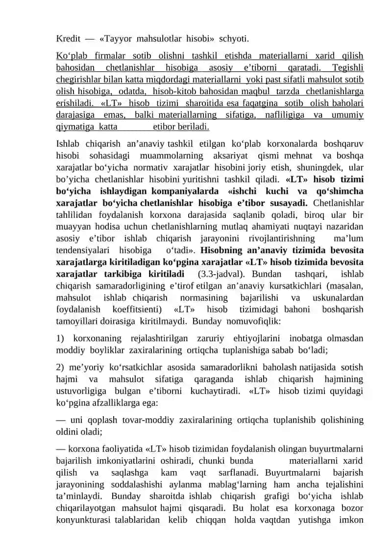 Boshqaruv hisobini turli tizimlarda joriy etish 3