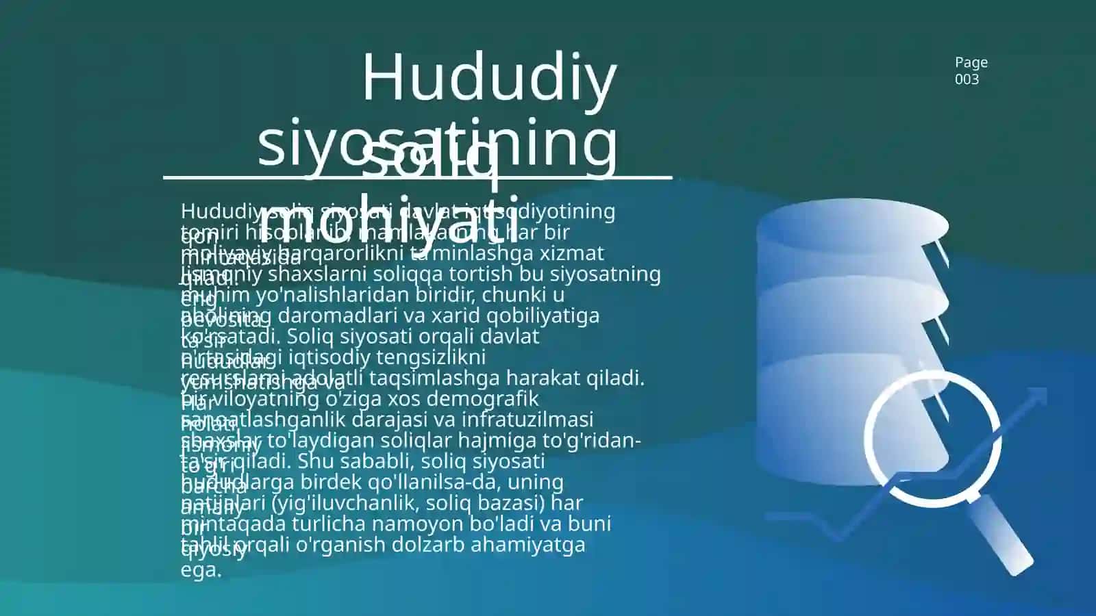 Hududlar kesimida soliq siyosati natijalari: Jismoniy shaxslar soliqlari bo’yicha qiyosiy tahlil 3
