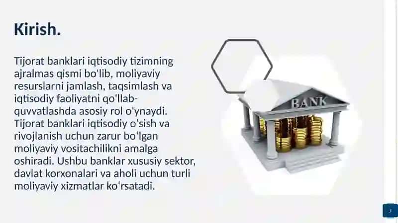 TIJORAT BANKLARI VA ULARNING FUNKSIYALARI 3