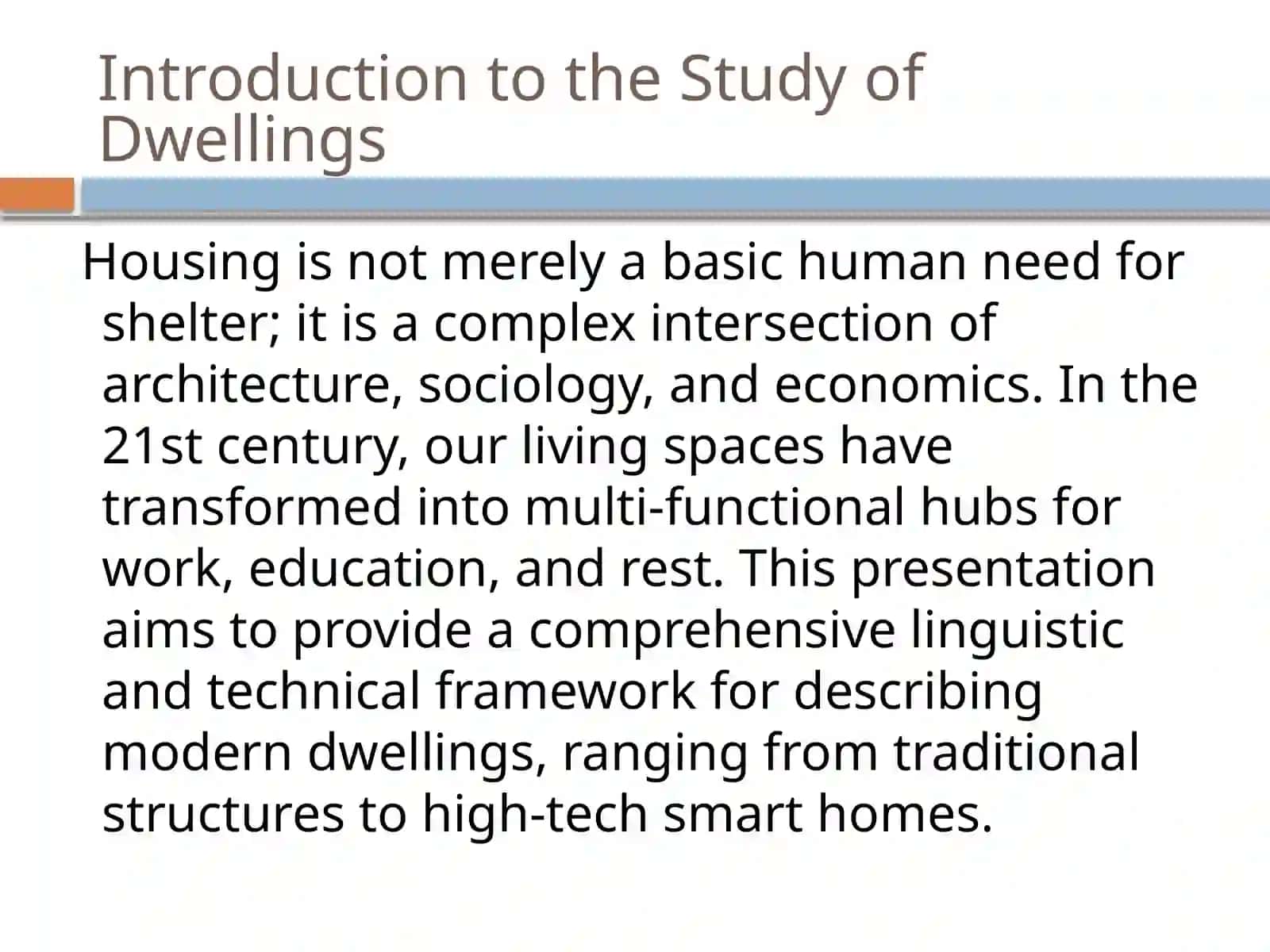 Describing Houses and Homes 3