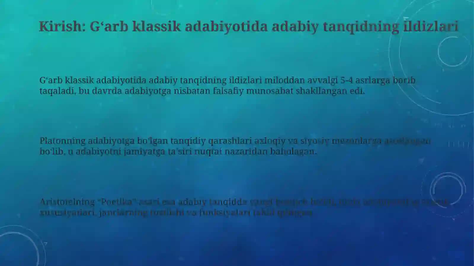 G‘arb mumtoz adabiyotida adabiy-tanqidiy qarashlar taraqqiyoti 3