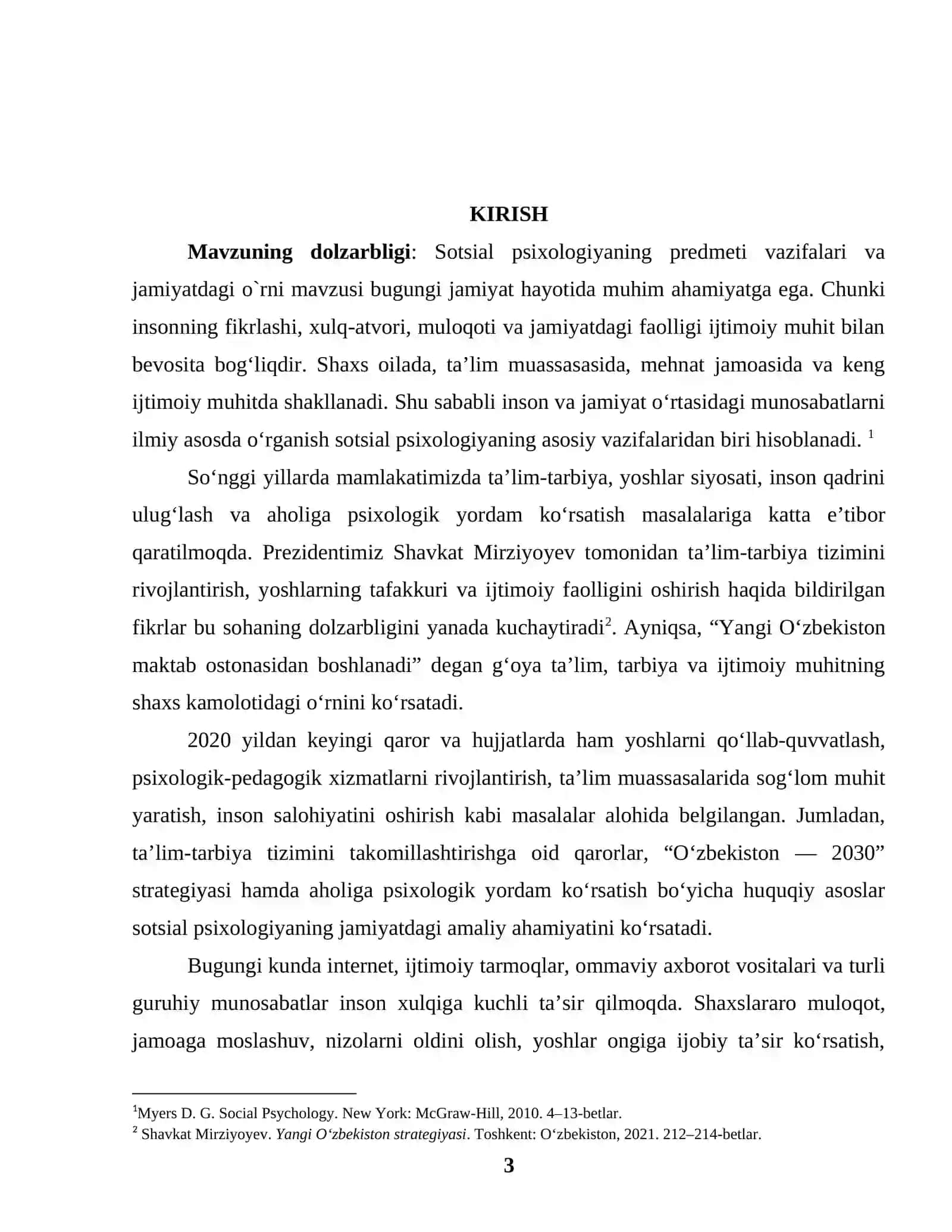 SOTSIAL PSIXOLOGIYADA SHAXS, GURUH VA JAMIYAT MUNOSABATLARI 3