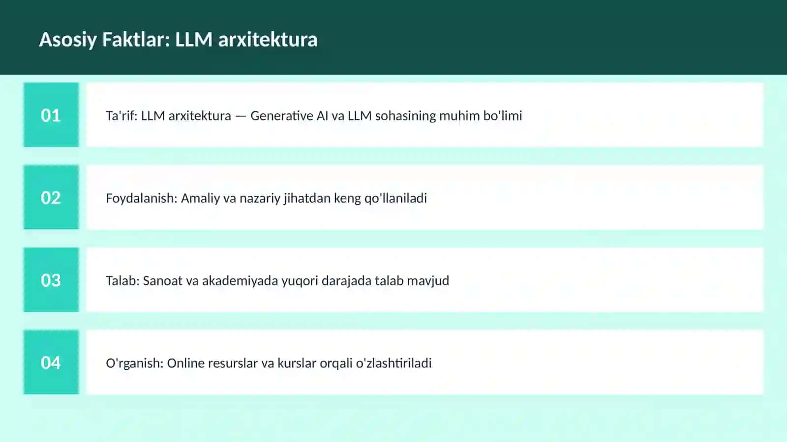GENERATIVE AI VA LLM 3
