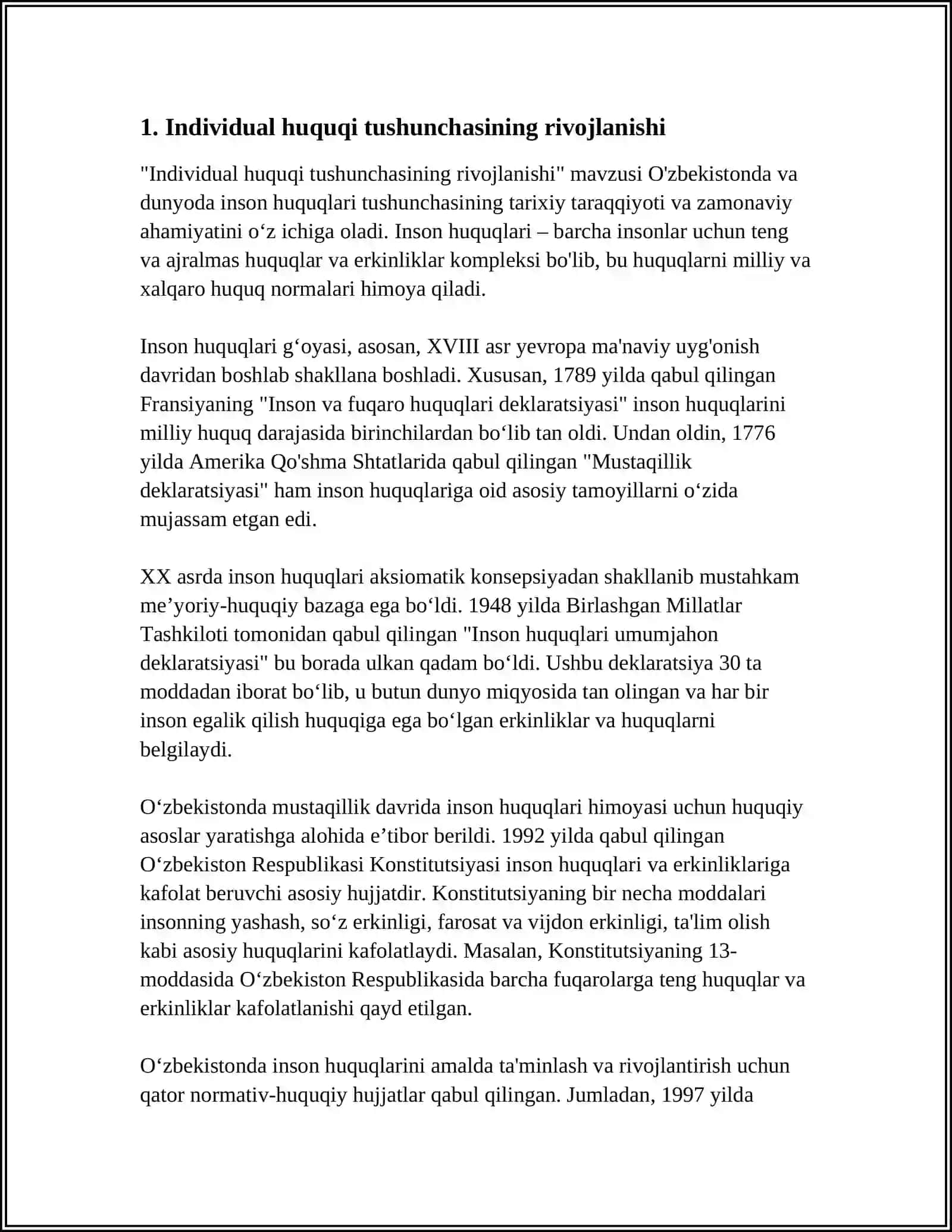 INSON INDIVIDUALLIGINING TURLI PSIXOLOGIK MAKTABLARDA OʻRGANILISHI 3
