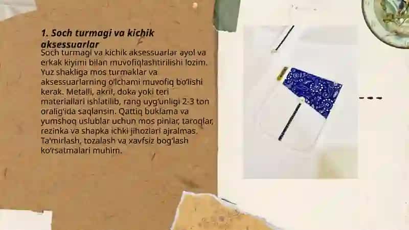 Soch turmagi va kichik aksessuarlar 3