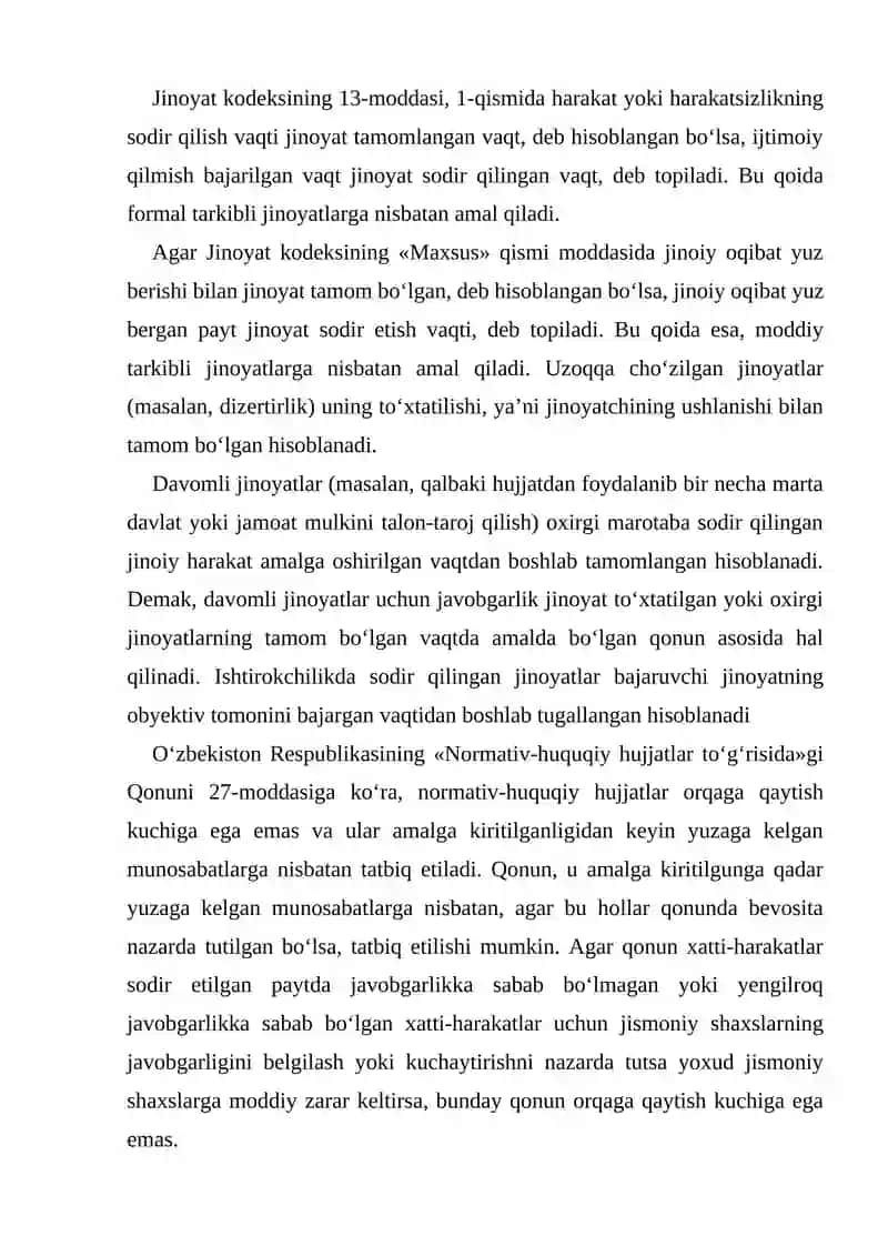 JINOYAT QONUNINING VAQT BO‘YICHA AMAL QILISHI 3