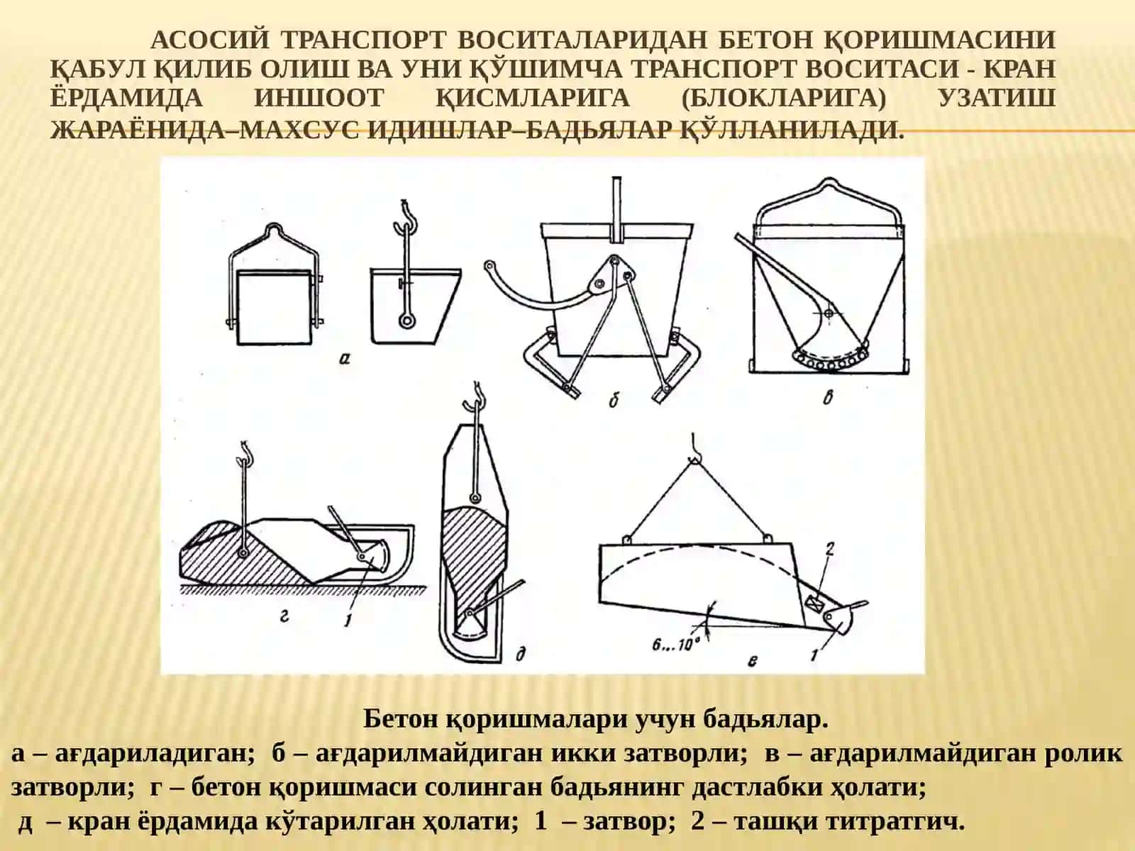 Бетон қоришмасини иншоотга узатиш ва жойлаштириш ишлари 3