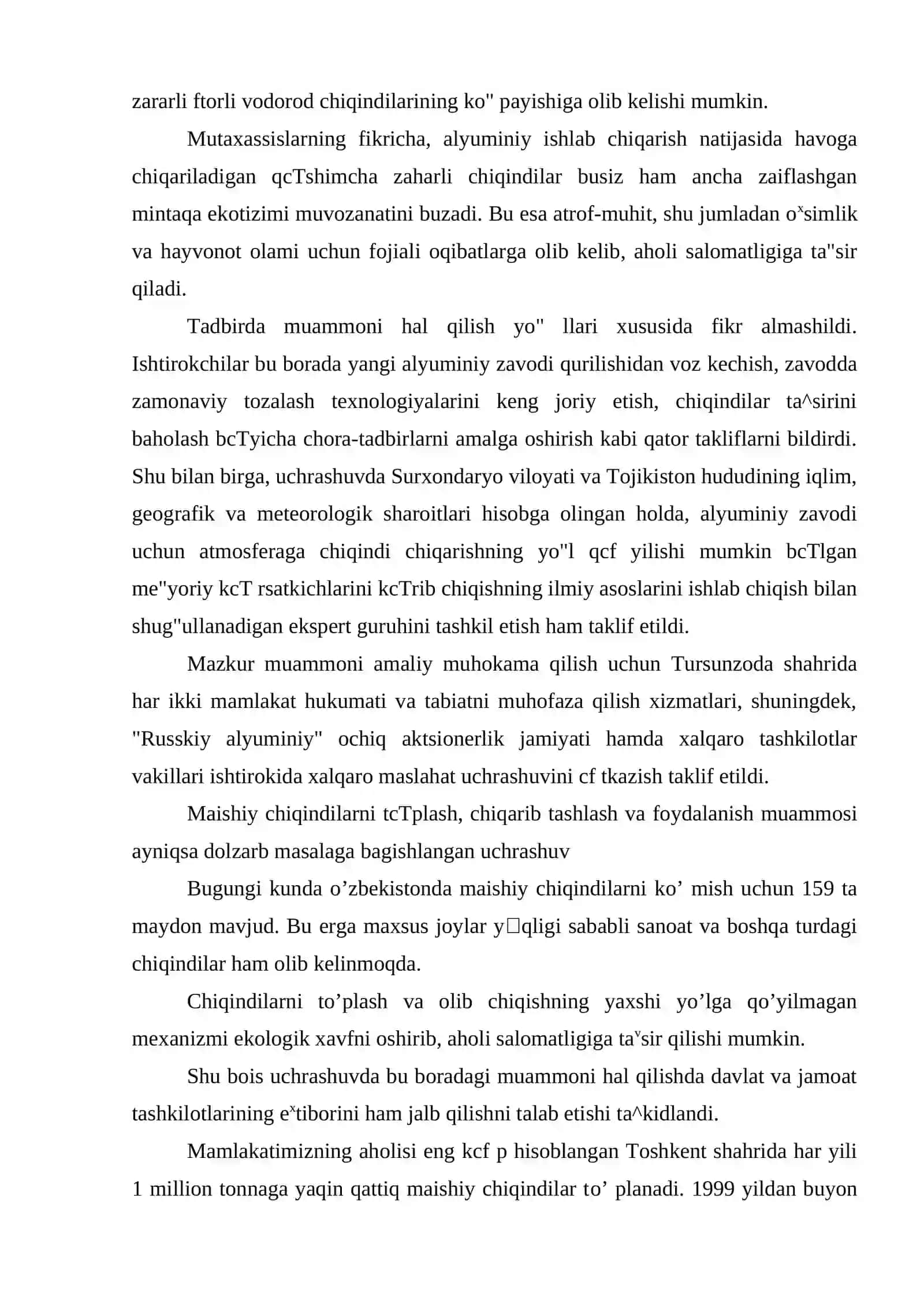 Ekologik muammolar Surxondaryo viloyatida 3