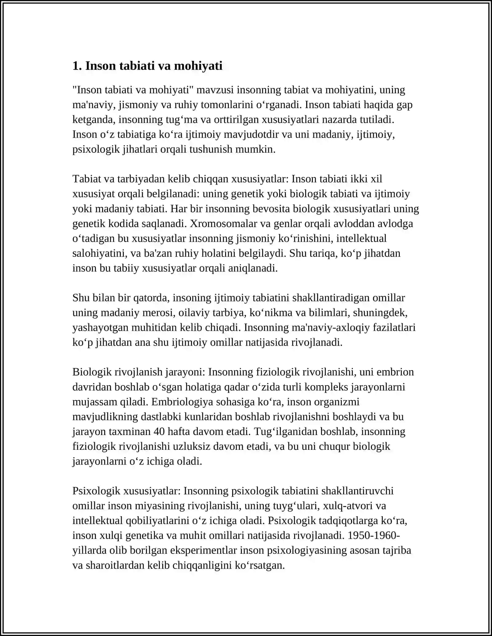 INSON FALSAFASI (FALSAFIY ANTROPOLOGIYA) 3
