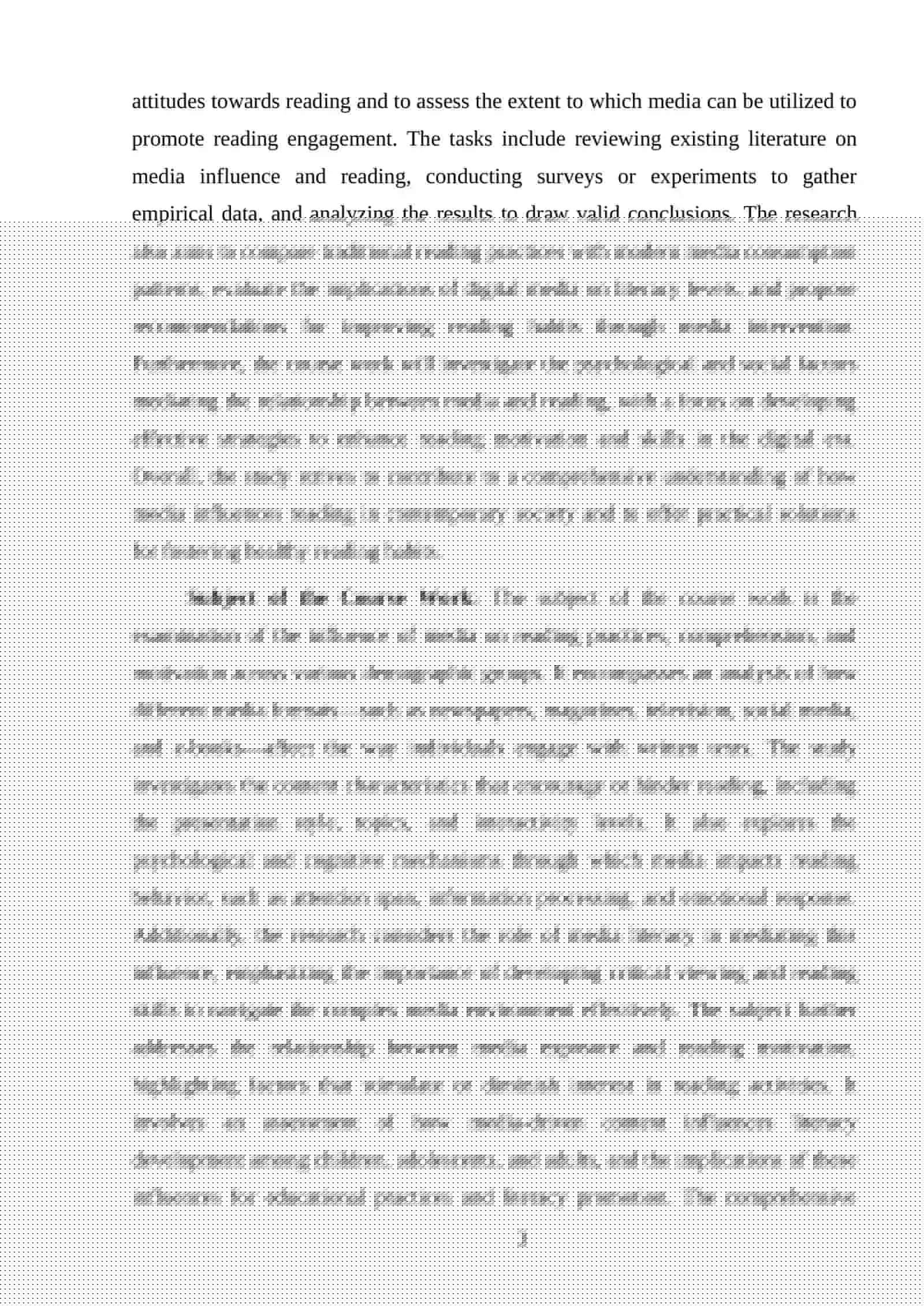 INFLUENCE OF THE MEDIA ON READING 3