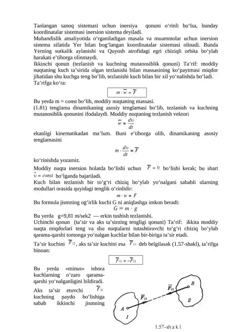 Dinamikaga doir masalalar 3