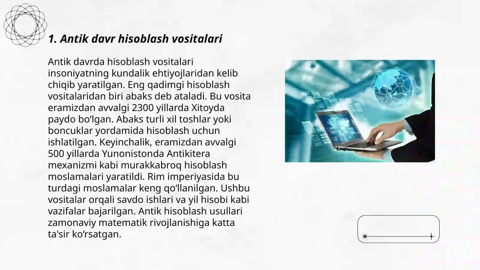 Informatsion texnologiyalarning yaratilish tarixi 3