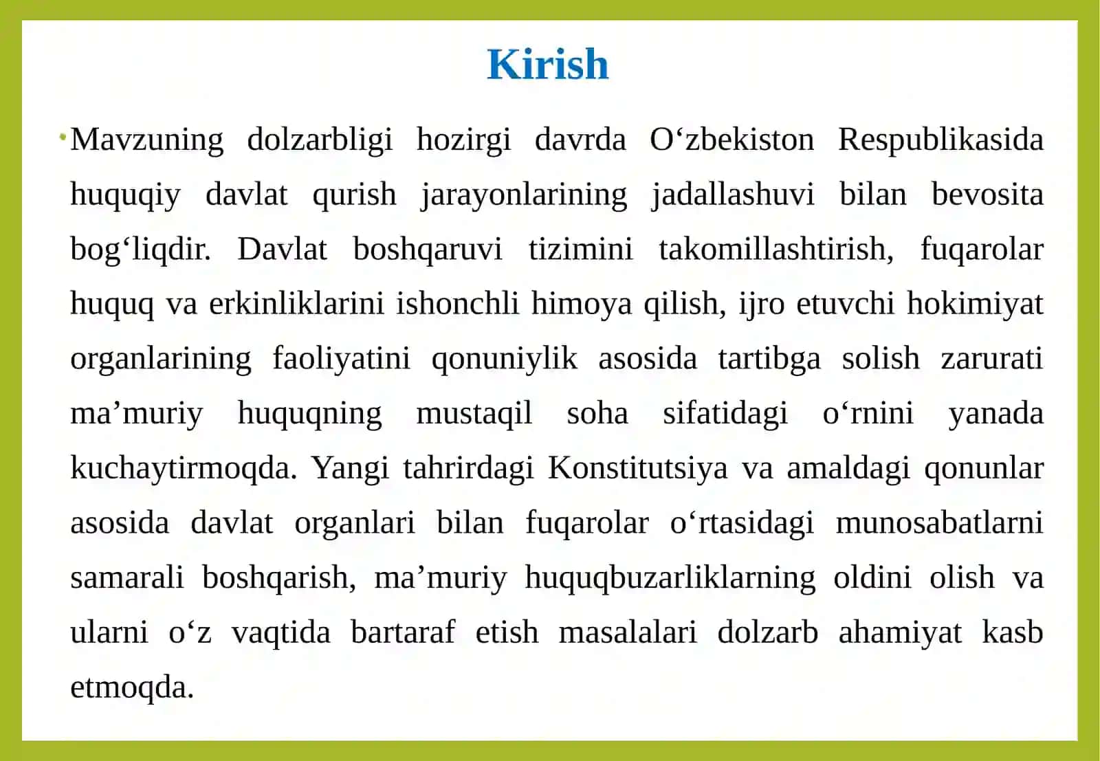 Ma’muriy huquq mustaqil huquq sohasi sifatida 3
